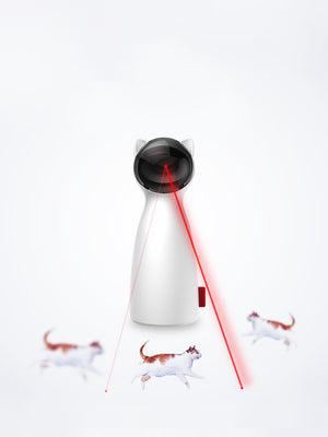 AUTOMATIC INTERACTIVE LED LASER SMART TEASING PET