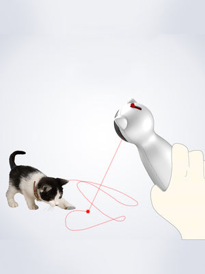 AUTOMATIC INTERACTIVE LED LASER SMART TEASING PET